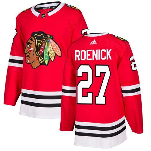 Chicago Blackhawks #27 Jeremy Roenick Red Home Authentic Stitched Jersey Men's cheap jerseys for sale - CheapJerseys.Shop