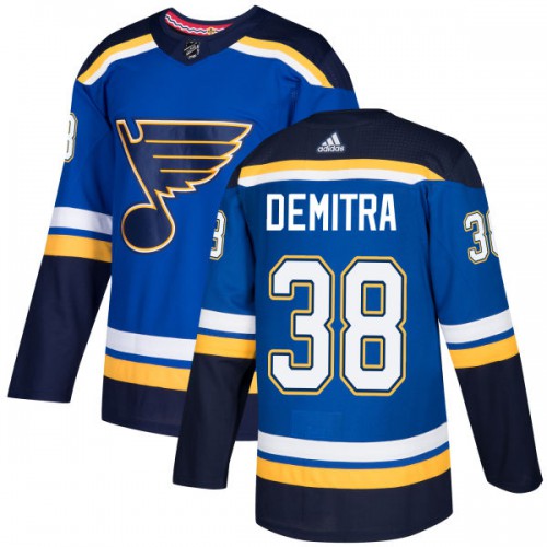 St. Louis Blues #38 Pavol Demitra Blue Home Authentic Stitched Jersey Men's cheap jerseys for sale - CheapJerseys.Shop