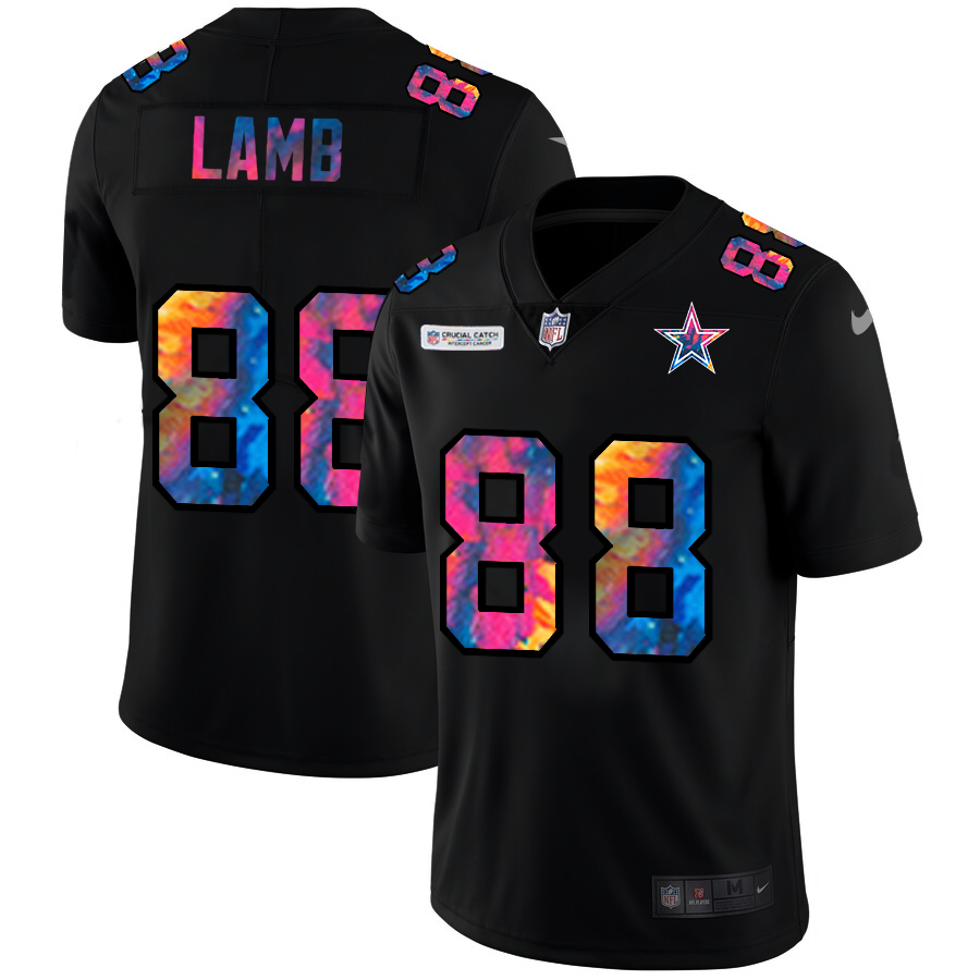 Dallas Cowboys #88 CeeDee Lamb Men's Multi-Color Black 2020 Crucial Catch Vapor Untouchable Limited Jersey cheap jerseys for sale - CheapJerseys.Shop