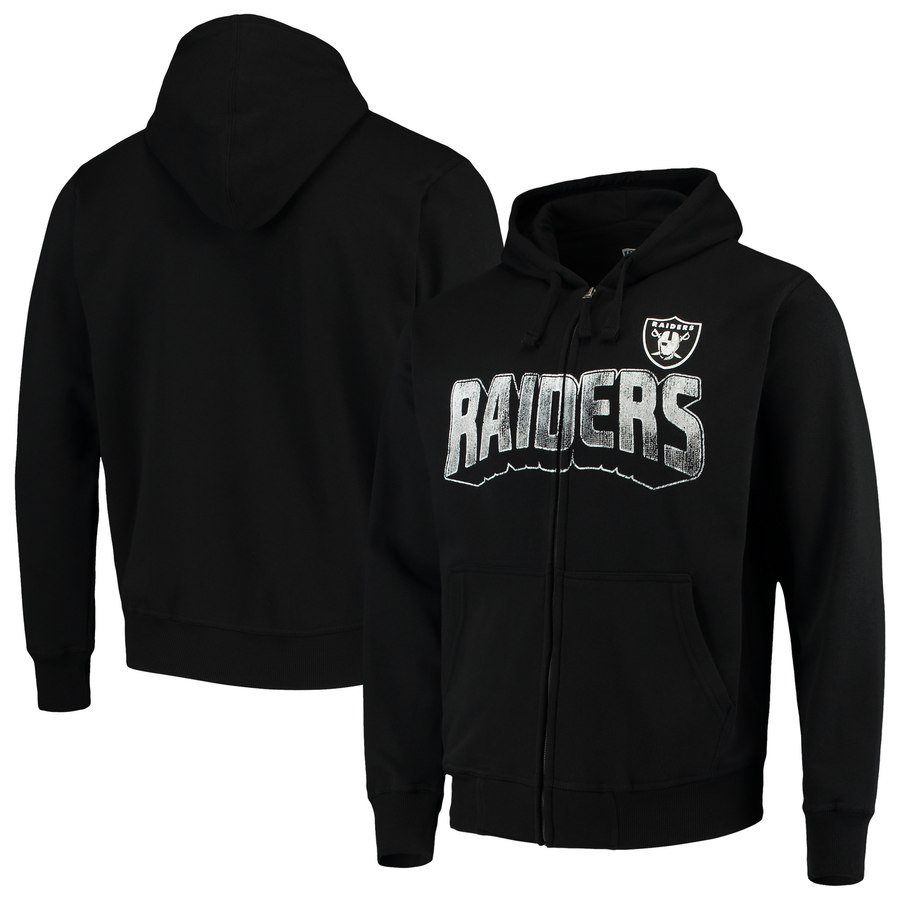 Las Vegas Raiders G-III Sports By Carl Banks Perfect Season Full-Zip Hoodie Black cheap jerseys for sale - CheapJerseys.Shop