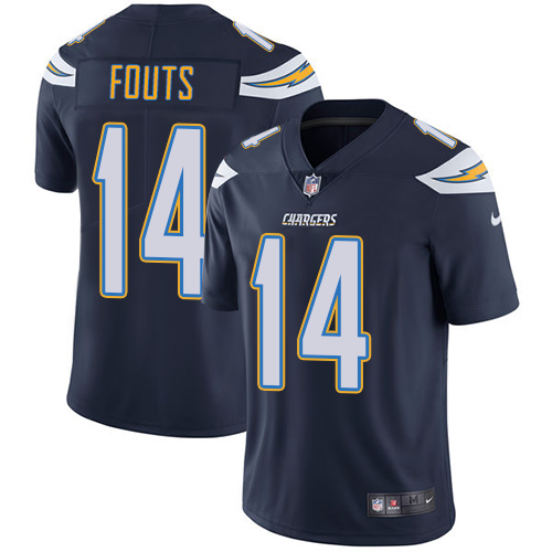 Los Angeles Chargers #14 Dan Fouts Navy Blue Team Color Men's Stitched Vapor Untouchable Limited Jersey Men's cheap jerseys for sale - CheapJerseys.Shop
