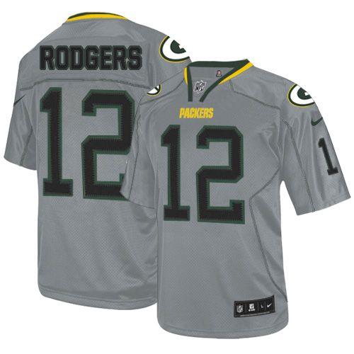 Packers #12 Aaron Rodgers Lights Out Grey Men's Stitched Elite Jersey cheap jerseys for sale - CheapJerseys.Shop