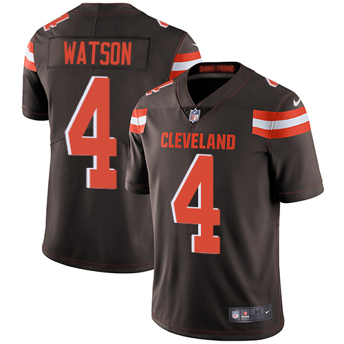 Browns #4 Deshaun Watson Brown Team Color Youth Stitched Vapor Untouchable Limited Jersey cheap jerseys for sale - CheapJerseys.Shop