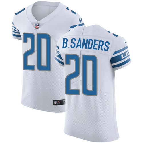 Lions #20 Barry Sanders White Men's Stitched Vapor Untouchable Elite Jersey cheap jerseys for sale - CheapJerseys.Shop