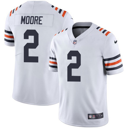 Bears #2 D.J. Moore White Men's 2019 Alternate Classic Stitched Vapor Untouchable Limited Jersey cheap jerseys for sale - CheapJerseys.Shop