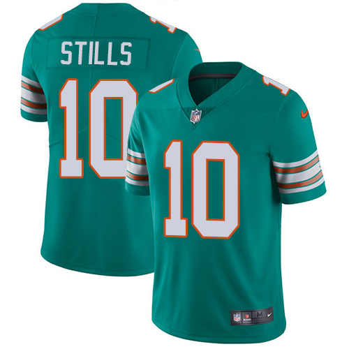 Miami Dolphins #10 Kenny Stills Aqua Green Alternate Men's Stitched Vapor Untouchable Limited Jersey Men's cheap jerseys for sale - CheapJerseys.Shop