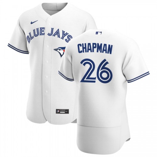 Toronto Toronto Blue Jays #26 Matt Chapman Men's White Home 2020 Authentic Player Jersey Men's cheap jerseys for sale - CheapJerseys.Shop