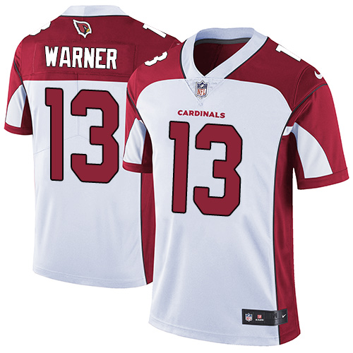 Arizona Cardinals #13 Kurt Warner White Men's Stitched Vapor Untouchable Limited Jersey Men's cheap jerseys for sale - CheapJerseys.Shop