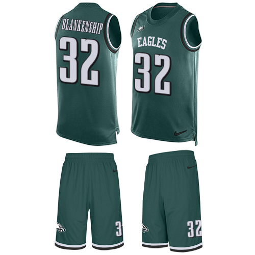 Eagles #32 Reed Blankenship Green Team Color Men's Stitched Limited Tank Top Suit Jersey cheap jerseys for sale - CheapJerseys.Shop