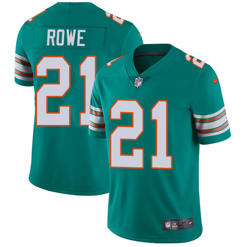 Miami Dolphins #21 Eric Rowe Aqua Green Alternate Men's Stitched Vapor Untouchable Limited Jersey Men's cheap jerseys for sale - CheapJerseys.Shop