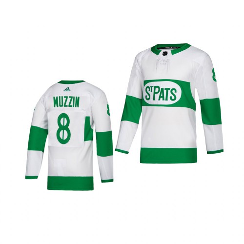 Maple Toronto Maple Leafs #8 Jake Muzzin White 2019 St. Patrick's Day Authentic Player Stitched Youth Jersey Youth cheap jerseys for sale - CheapJerseys.Shop