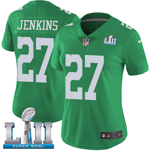 Philadelphia Eagles #27 Malcolm Jenkins Green Super Bowl LII Women's Stitched Limited Rush Jersey Womens cheap jerseys for sale - CheapJerseys.Shop
