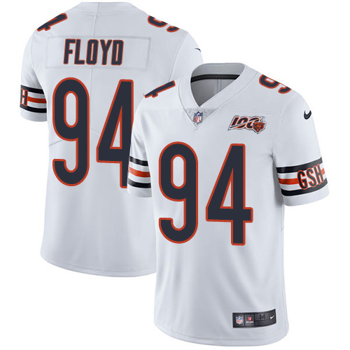Chicago Bears #94 Leonard Floyd White Men's 100th Season Stitched Vapor Untouchable Limited Jersey Men's cheap jerseys for sale - CheapJerseys.Shop