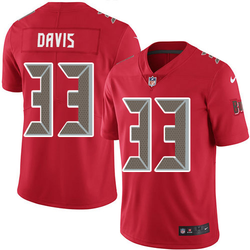 Tampa Bay Buccaneers #33 Carlton Davis III Red Youth Stitched Limited Rush Jersey Youth cheap jerseys for sale - CheapJerseys.Shop