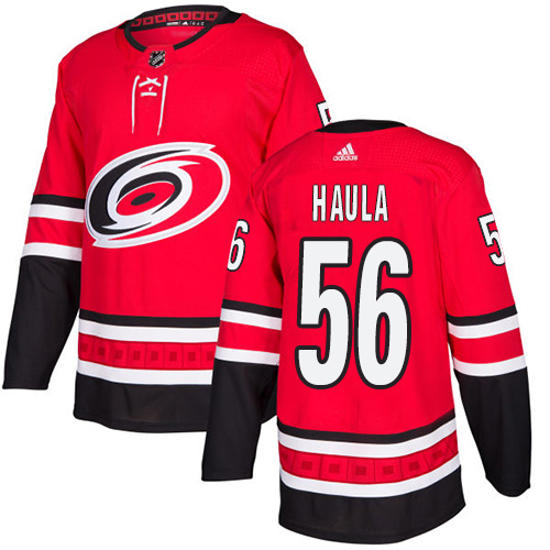 Carolina Hurricanes #56 Erik Haula Red Home Authentic Stitched Youth Jersey Youth cheap jerseys for sale - CheapJerseys.Shop