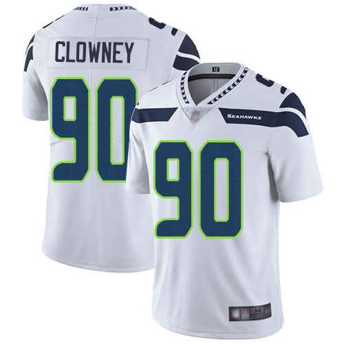 Seattle Seahawks #90 Jadeveon Clowney White Men's Stitched Vapor Untouchable Limited Jersey Men's cheap jerseys for sale - CheapJerseys.Shop