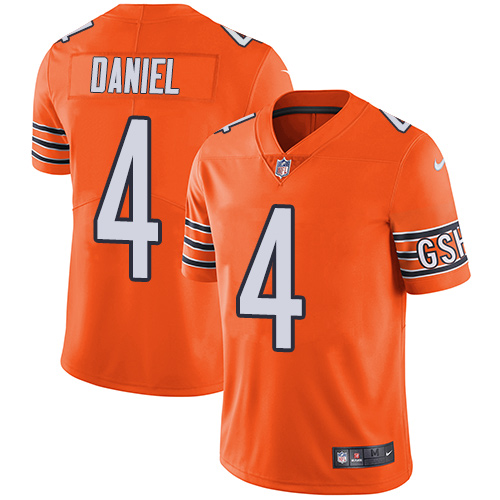 Chicago Bears #4 Chase Daniel Orange Men's Stitched Limited Rush Jersey Men's cheap jerseys for sale - CheapJerseys.Shop