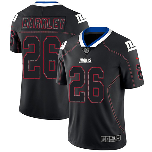 Giants #26 Saquon Barkley Lights Out Black Men's Stitched Limited Rush Jersey cheap jerseys for sale - CheapJerseys.Shop