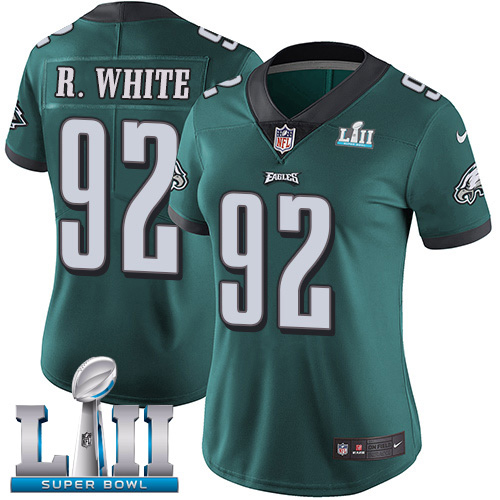 Philadelphia Eagles #92 Reggie White Midnight Green Team Color Super Bowl LII Women's Stitched Vapor Untouchable Limited Jersey Womens cheap jerseys for sale - CheapJerseys.Shop