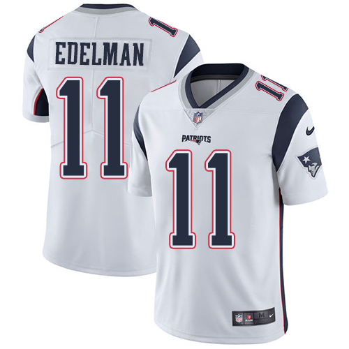 Patriots #11 Julian Edelman White Men's Stitched Vapor Untouchable Limited Jersey cheap jerseys for sale - CheapJerseys.Shop