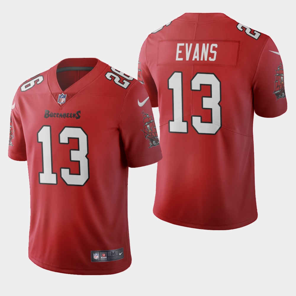 Tampa Bay Buccaneers #13 Mike Evans Red Men's 2020 Vapor Limited Jersey cheap jerseys for sale - CheapJerseys.Shop