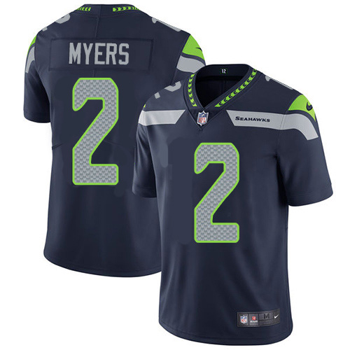 Seattle Seahawks #2 Jason Myers Steel Blue Team Color Men's Stitched Vapor Untouchable Limited Jersey Men's cheap jerseys for sale - CheapJerseys.Shop