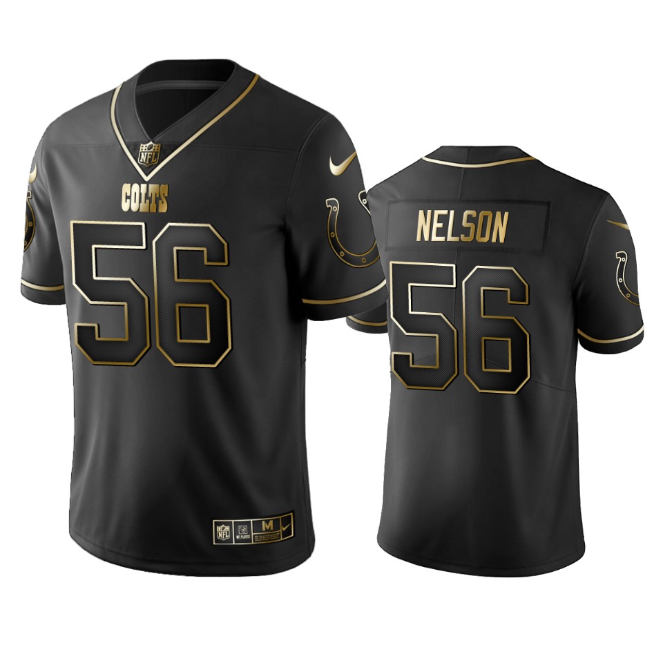 Colts #56 Quenton Nelson Men's Stitched Vapor Untouchable Limited Black Golden Jersey cheap jerseys for sale - CheapJerseys.Shop