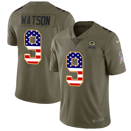 Packers #9 Christian Watson Olive/USA Flag Youth Stitched Limited 2017 Salute To Service Jersey cheap jerseys for sale - CheapJerseys.Shop