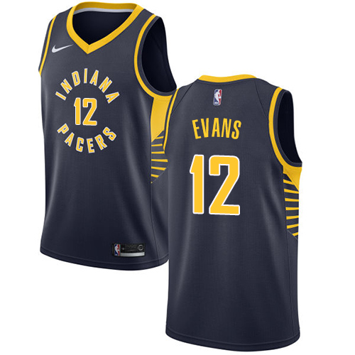 Indiana Pacers #12 Tyreke Evans Navy Blue Swingman Icon Edition Jersey Mens cheap jerseys for sale - CheapJerseys.Shop