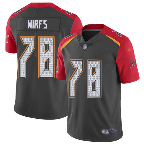 Tampa Bay Buccaneers #78 Tristan Wirfs Gray Men's Stitched Limited Inverted Legend Jersey Men's cheap jerseys for sale - CheapJerseys.Shop