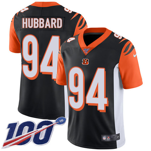 Bengals #94 Sam Hubbard Black Team Color Men's Stitched 100th Season Vapor Limited Jersey cheap jerseys for sale - CheapJerseys.Shop