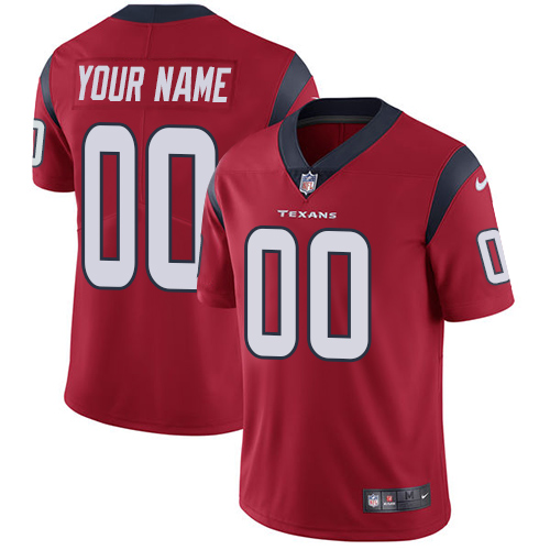 Houston Texans Customized Red Alternate Stitched Vapor Untouchable Limited Youth Jersey cheap jerseys for sale - CheapJerseys.Shop