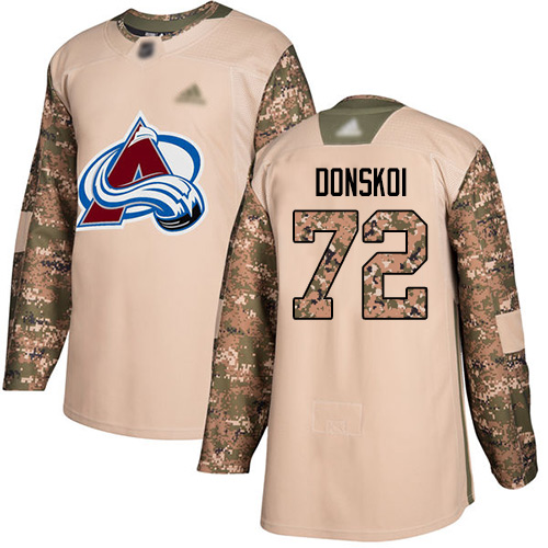 Colorado Avalanche #72 Joonas Donskoi Camo Authentic 2017 Veterans Day Stitched Youth Jersey Youth cheap jerseys for sale - CheapJerseys.Shop