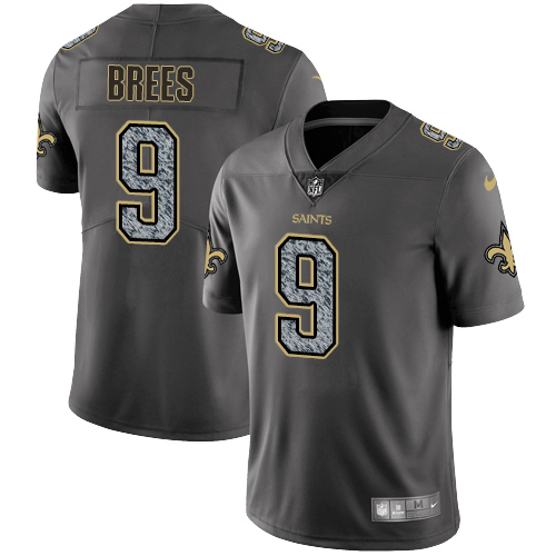 Saints #9 Drew Brees Gray Static Youth Stitched Vapor Untouchable Limited Jersey cheap jerseys for sale - CheapJerseys.Shop