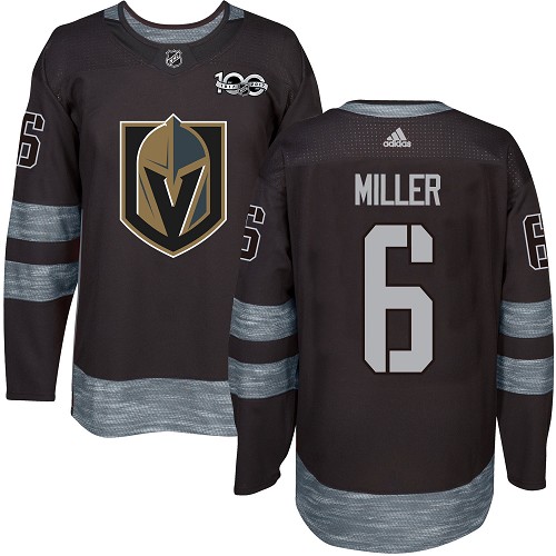 Golden Vegas Golden Knights #6 Colin Miller Black 1917-2017 100th Anniversary Stitched Jersey Men's cheap jerseys for sale - CheapJerseys.Shop