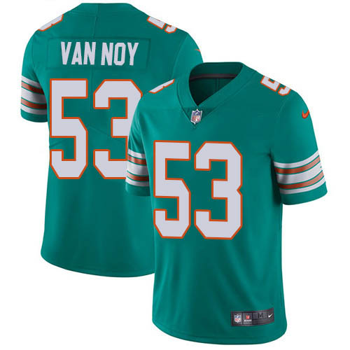 Miami Dolphins #53 Kyle Van Noy Aqua Green Alternate Youth Stitched Vapor Untouchable Limited Jersey Youth cheap jerseys for sale - CheapJerseys.Shop