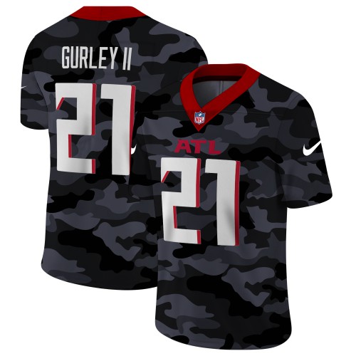 Atlanta Atlanta Falcons #21 Todd Gurley II Men's 2020 Black CAMO Vapor Untouchable Limited Stitched Jersey Men's cheap jerseys for sale - CheapJerseys.Shop