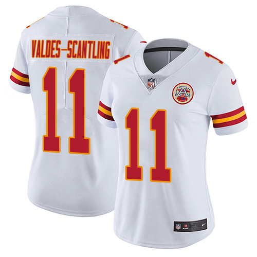 Chiefs #11 Marquez Valdes-Scantling White Women's Stitched Vapor Untouchable Limited Jersey cheap jerseys for sale - CheapJerseys.Shop