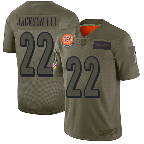 Cincinnati Bengals #22 William Jackson III Camo Youth Stitched Limited 2019 Salute to Service Jersey Youth cheap jerseys for sale - CheapJerseys.Shop