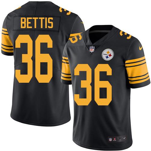 Steelers #36 Jerome Bettis Black Youth Stitched Limited Rush Jersey cheap jerseys for sale - CheapJerseys.Shop