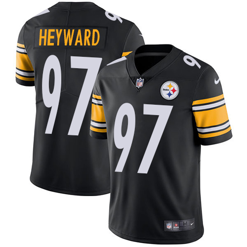 Pittsburgh Steelers #97 Cameron Heyward Black Team Color Men's Stitched Vapor Untouchable Limited Jersey Men's cheap jerseys for sale - CheapJerseys.Shop