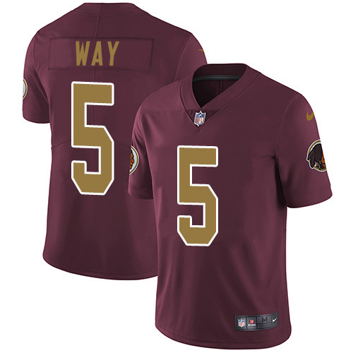 Washington Commanders #5 Tress Way Burgundy Alternate Men's Stitched Vapor Untouchable Limited Jersey Men's cheap jerseys for sale - CheapJerseys.Shop
