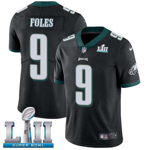 Philadelphia Eagles #9 Nick Foles Black Alternate Super Bowl LII Men's Stitched Vapor Untouchable Limited Jersey Men's cheap jerseys for sale - CheapJerseys.Shop