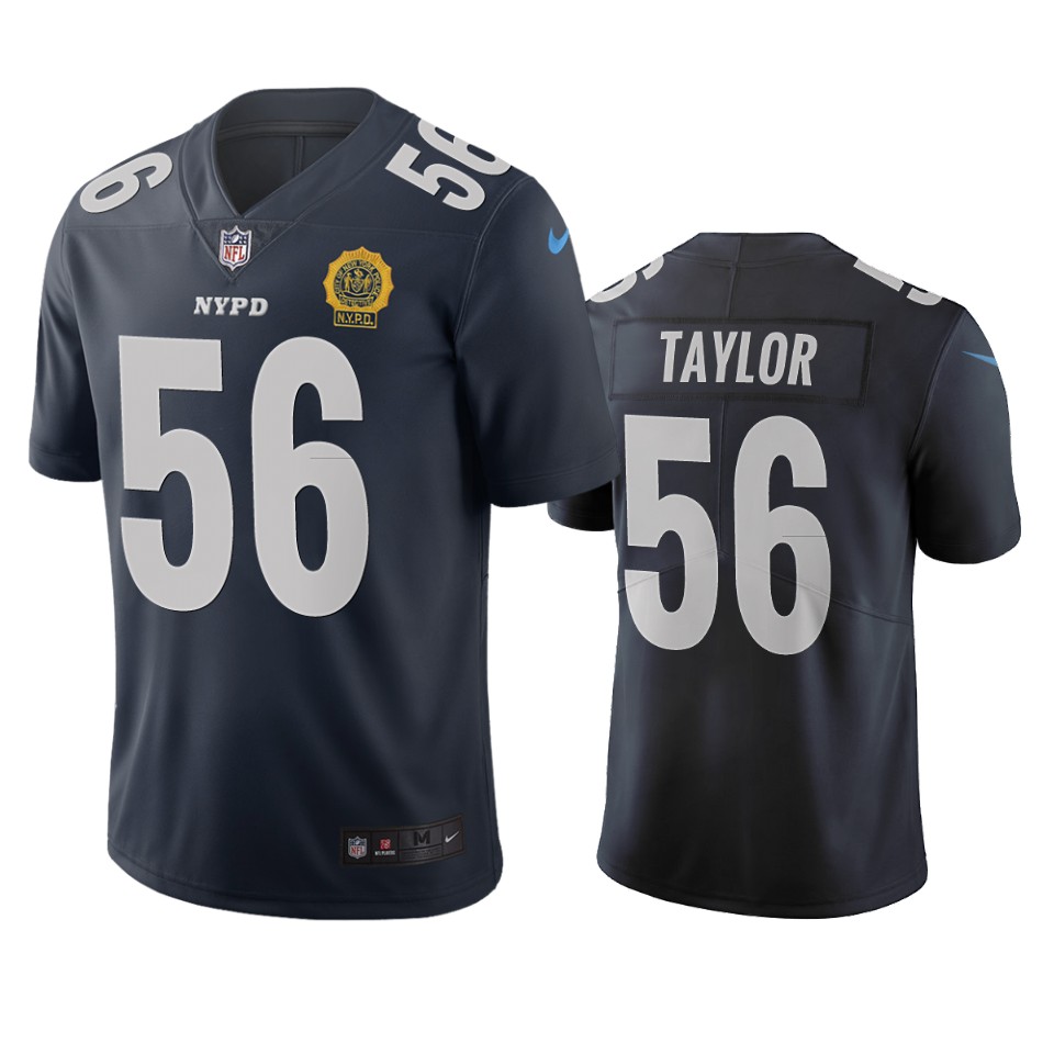 New York Giants #56 Lawrence Taylor Navy Vapor Limited City Edition Jersey cheap jerseys for sale - CheapJerseys.Shop