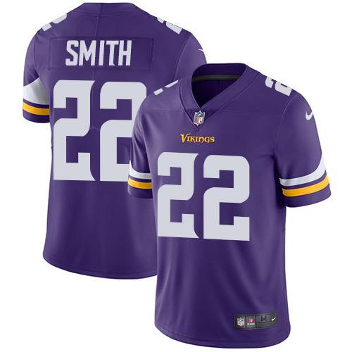Vikings #22 Harrison Smith Purple Team Color Youth Stitched Vapor Untouchable Limited Jersey cheap jerseys for sale - CheapJerseys.Shop