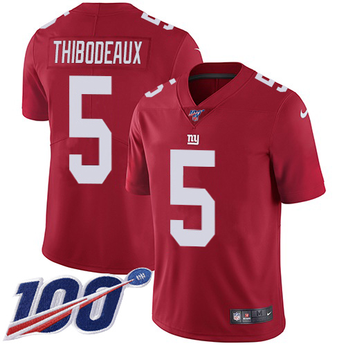 Giants #5 Kayvon Thibodeaux Red Alternate Youth Stitched 100th Season Vapor Limited Jersey cheap jerseys for sale - CheapJerseys.Shop