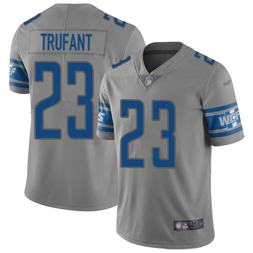 Detroit Lions #23 Desmond Trufant Gray Men's Stitched Limited Inverted Legend Jersey Men's cheap jerseys for sale - CheapJerseys.Shop