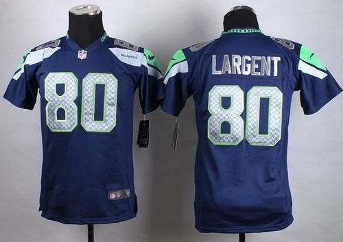 Seahawks #80 Steve Largent Steel Blue Team Color Youth Stitched Elite Jersey cheap jerseys for sale - CheapJerseys.Shop