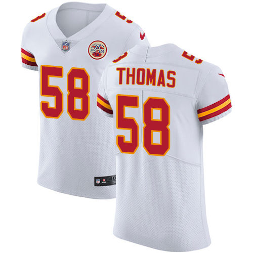 Chiefs #58 Derrick Thomas White Men's Stitched Vapor Untouchable Elite Jersey cheap jerseys for sale - CheapJerseys.Shop