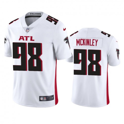 Atlanta Atlanta Falcons #98 Takkarist Mckinley Men's White 2020 Vapor Untouchable Limited Jersey Men's cheap jerseys for sale - CheapJerseys.Shop